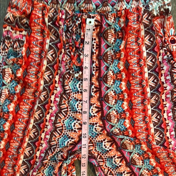 Boston Proper Red and Pink Geometric Jumpsuit - Picture 10 of 10